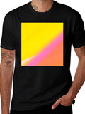 Gradient Square Tee - Casual Comfort