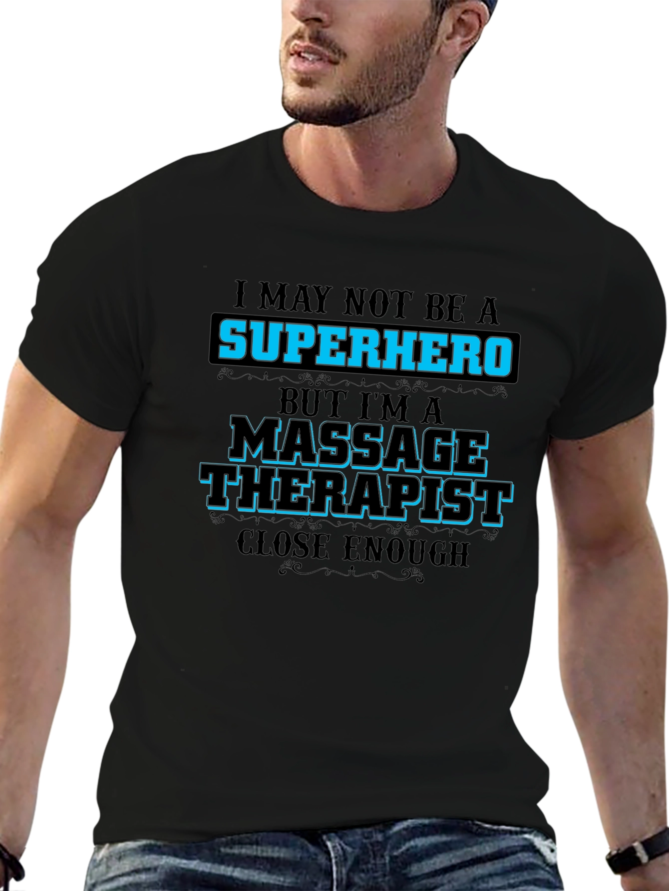 Massage Therapist T-Shirt - Superhero Alternative