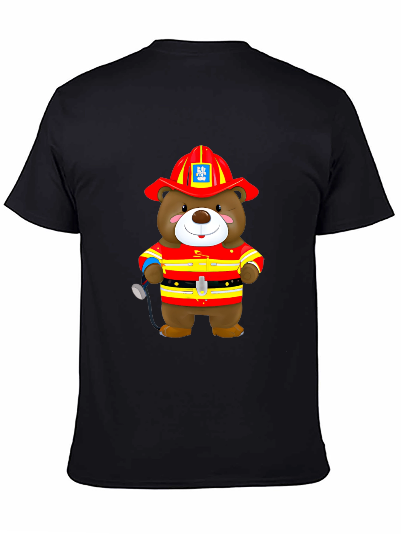 Firefighter Bear Graphic T-Shirt