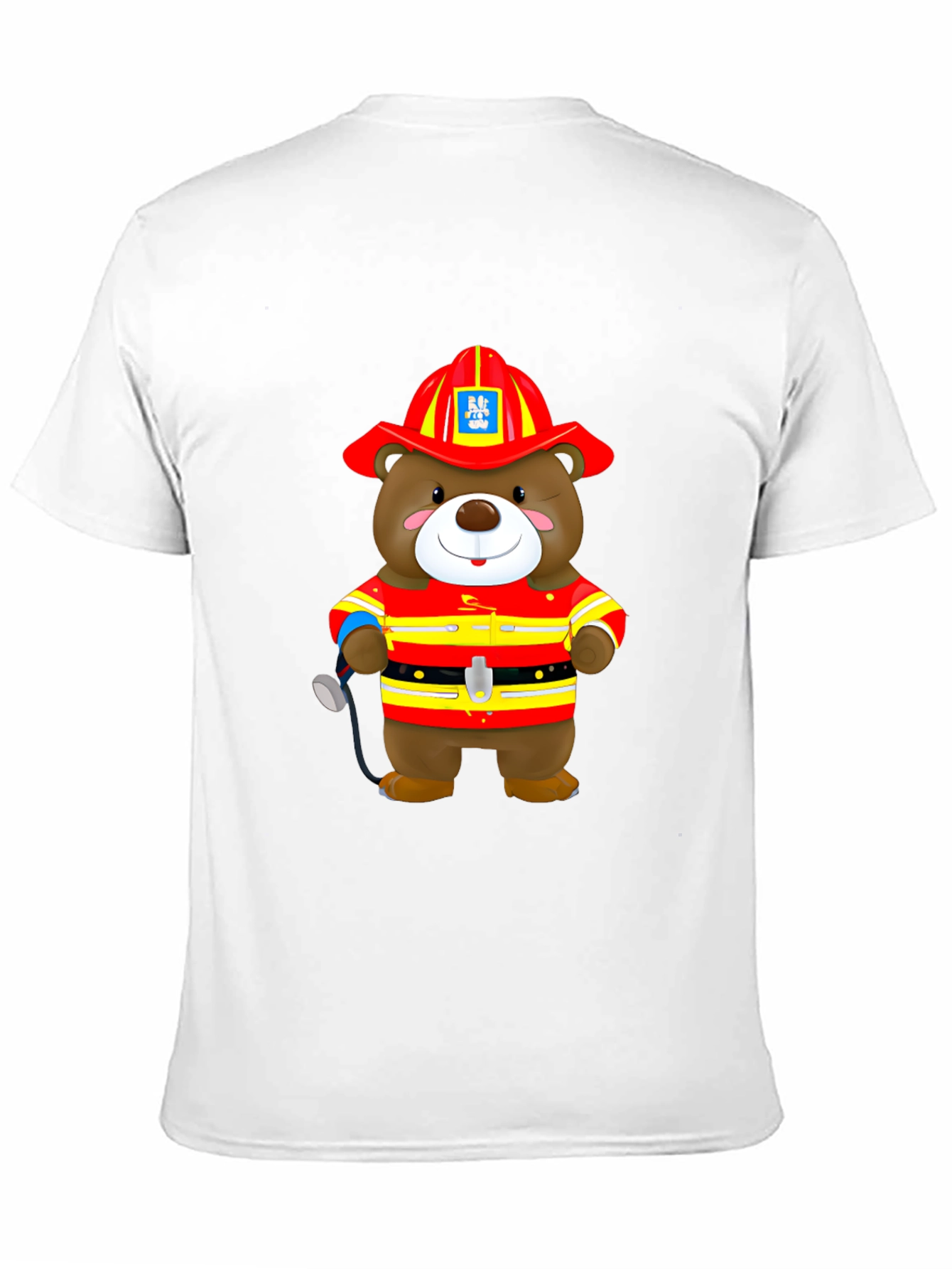 Firefighter Bear Graphic T-Shirt