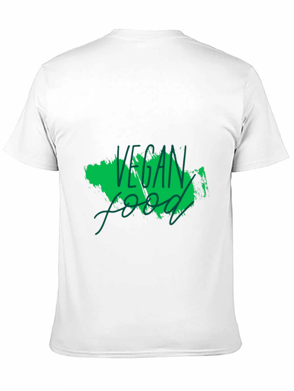 Vegan Food Graphic Black T-Shirt