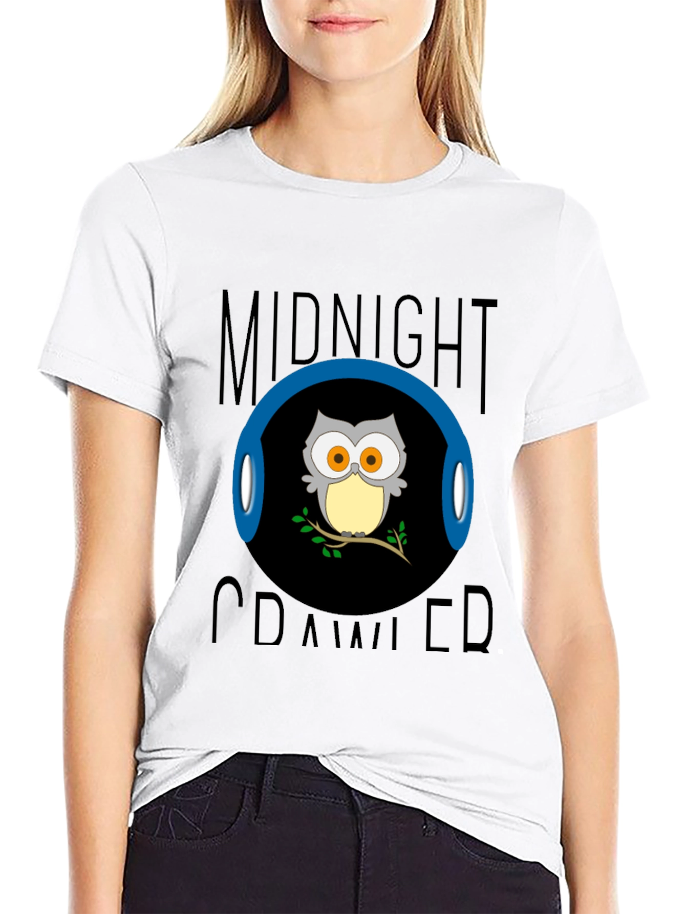 Midnight Crawler Owl T-Shirt