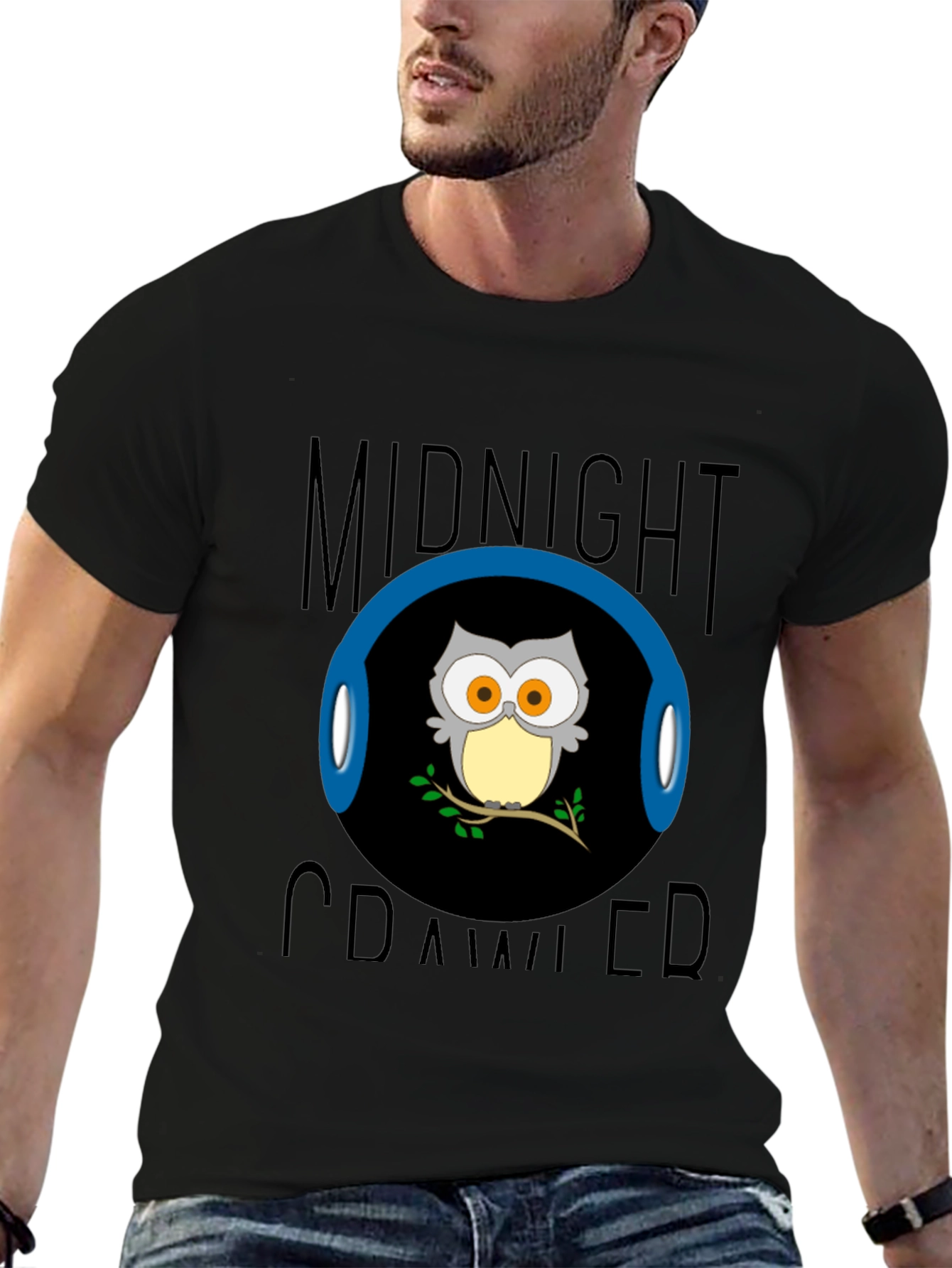 Midnight Crawler Owl T-Shirt
