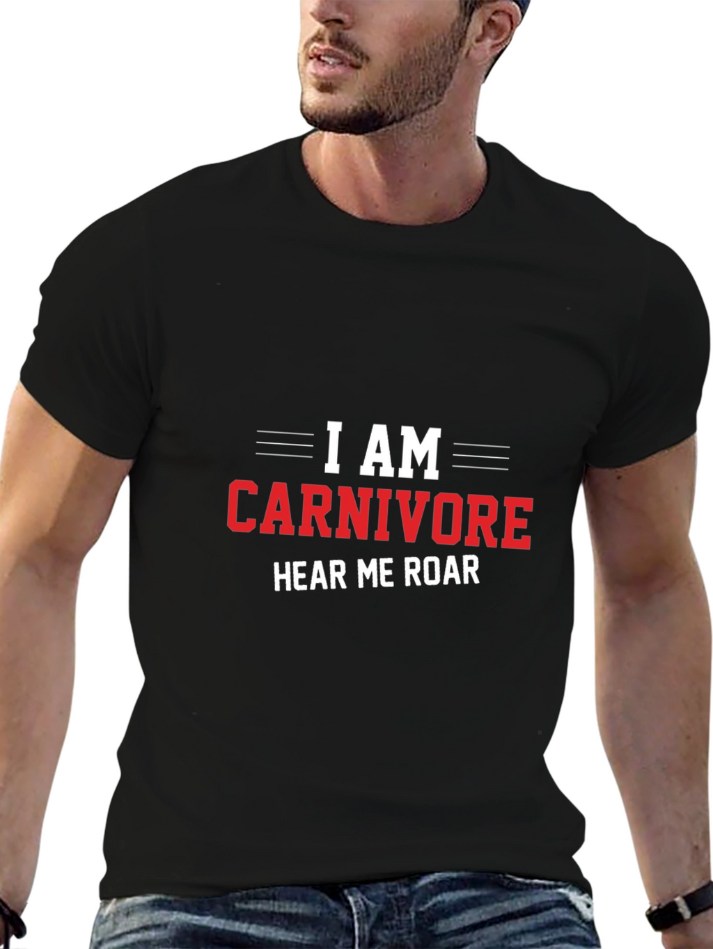 Carnivore Statement Black T-Shirt