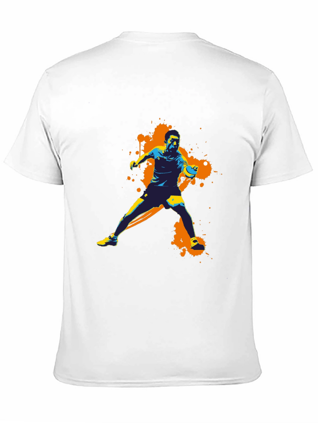 Abstract Table Tennis Graphic Tee