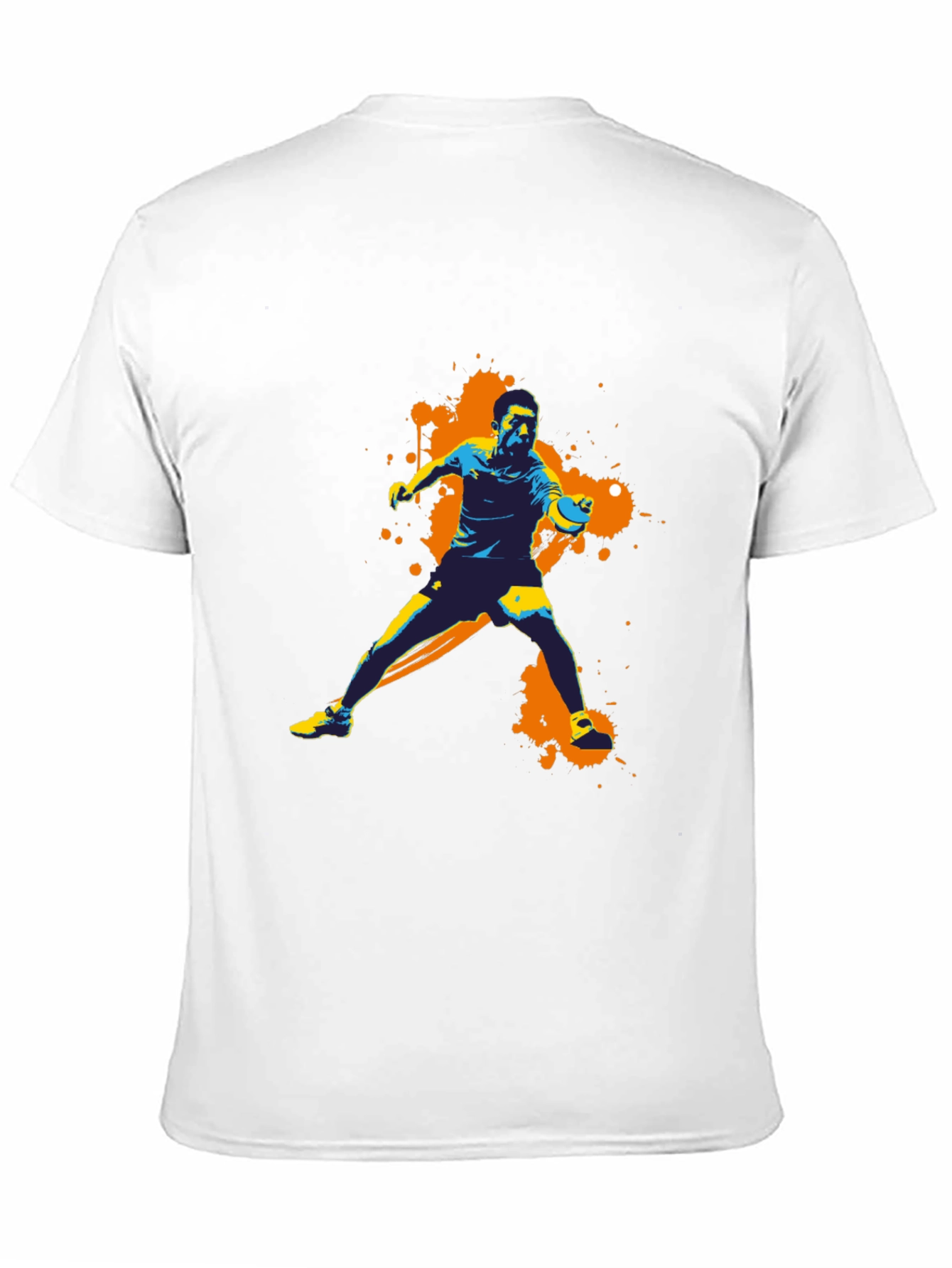 Abstract Table Tennis Graphic Tee