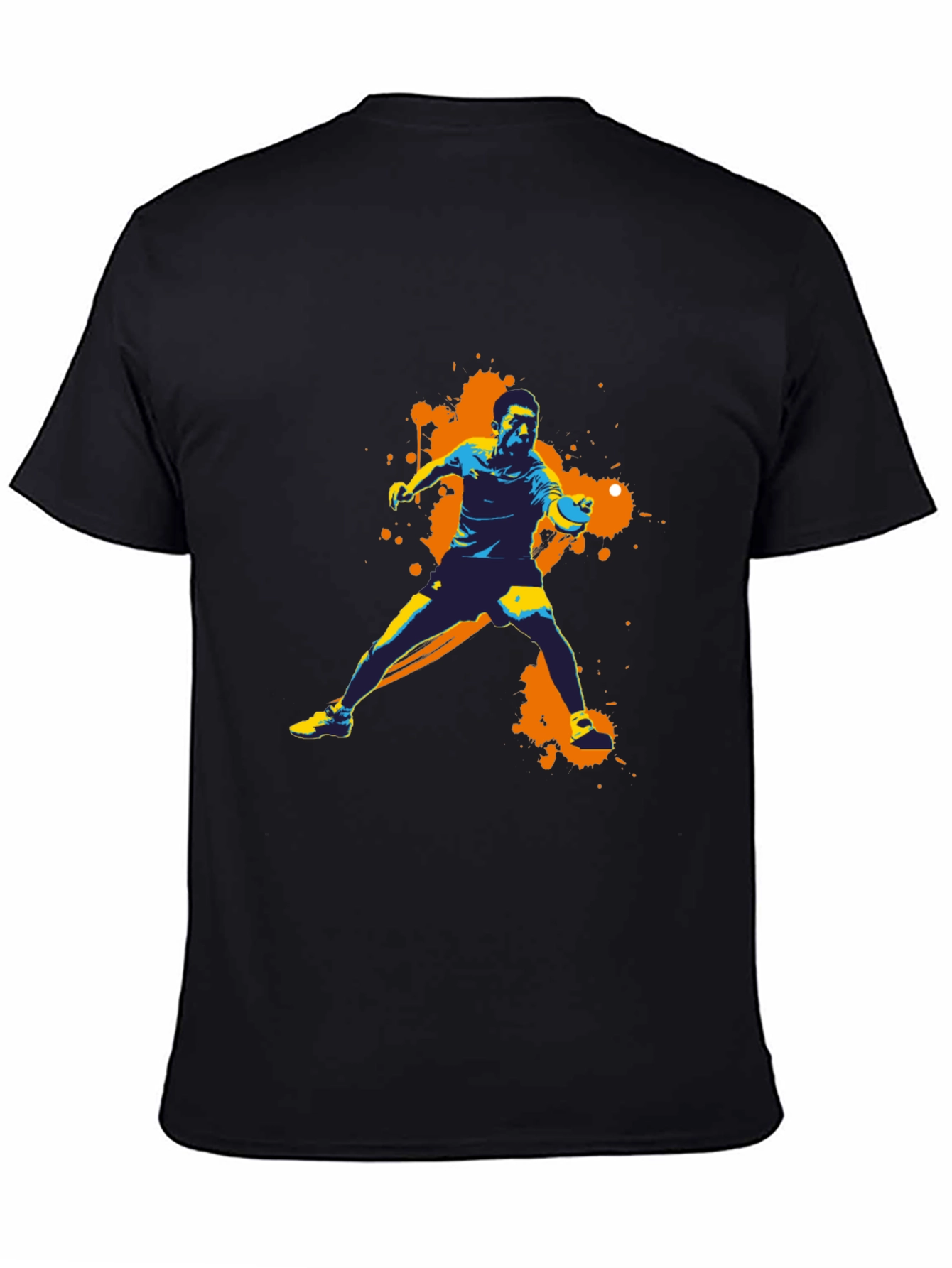 Abstract Table Tennis Graphic Tee