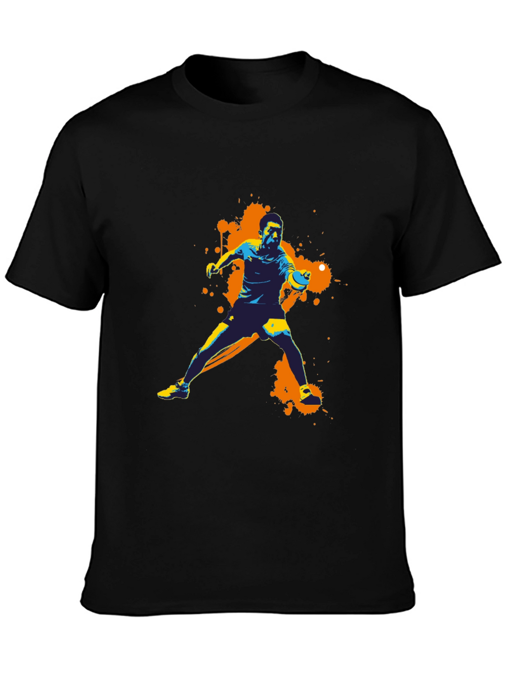 Abstract Table Tennis Graphic Tee