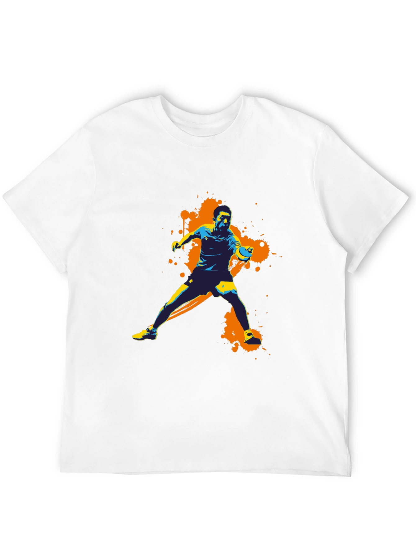 Abstract Table Tennis Graphic Tee