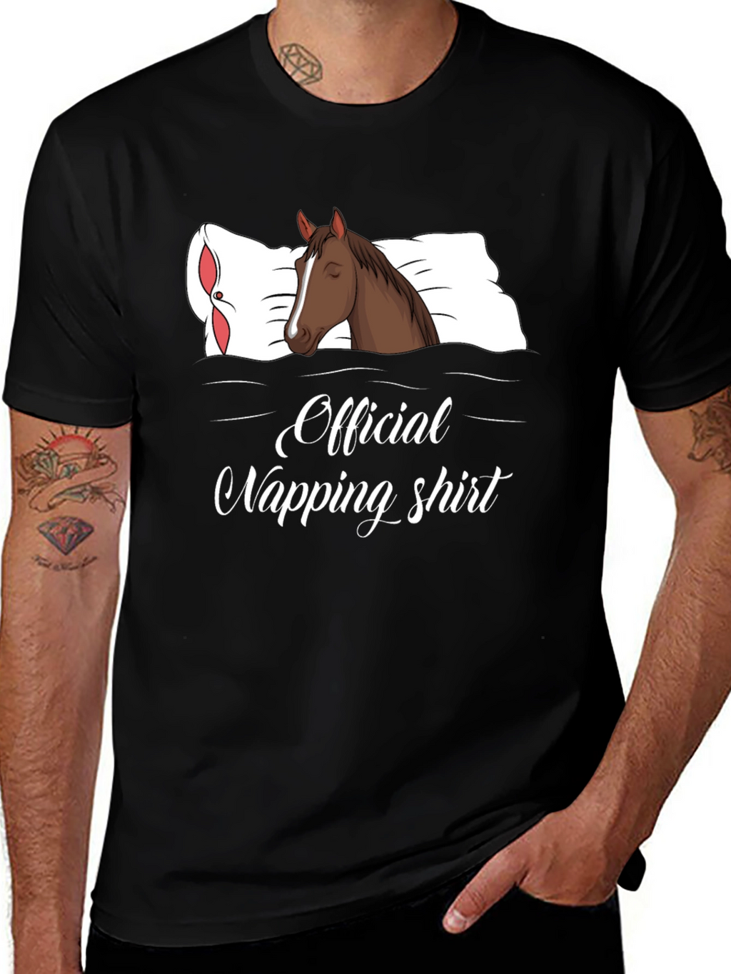 Official Napping Shirt - Horse Lover Tee