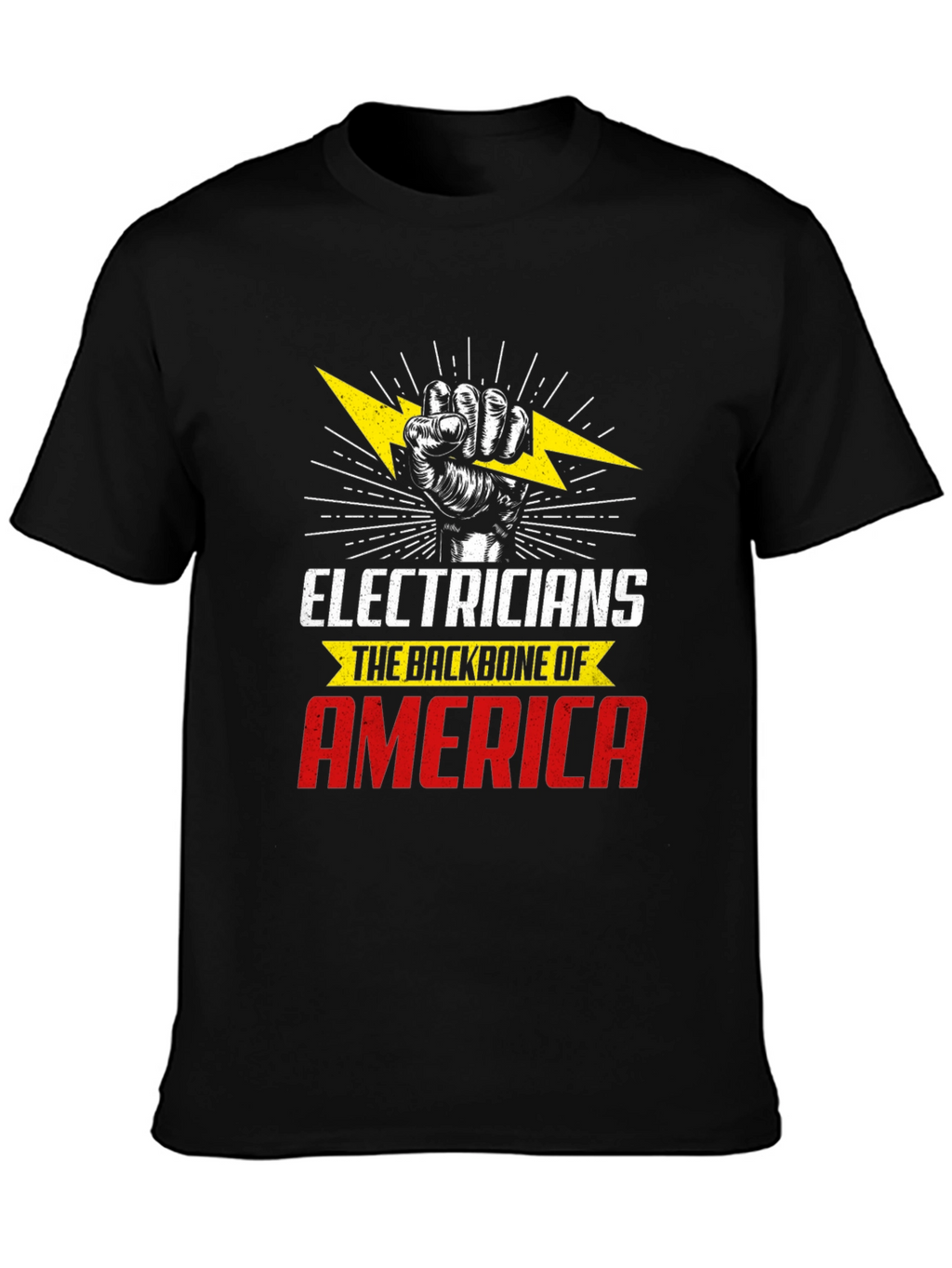 Electrician Backbone America T-Shirt