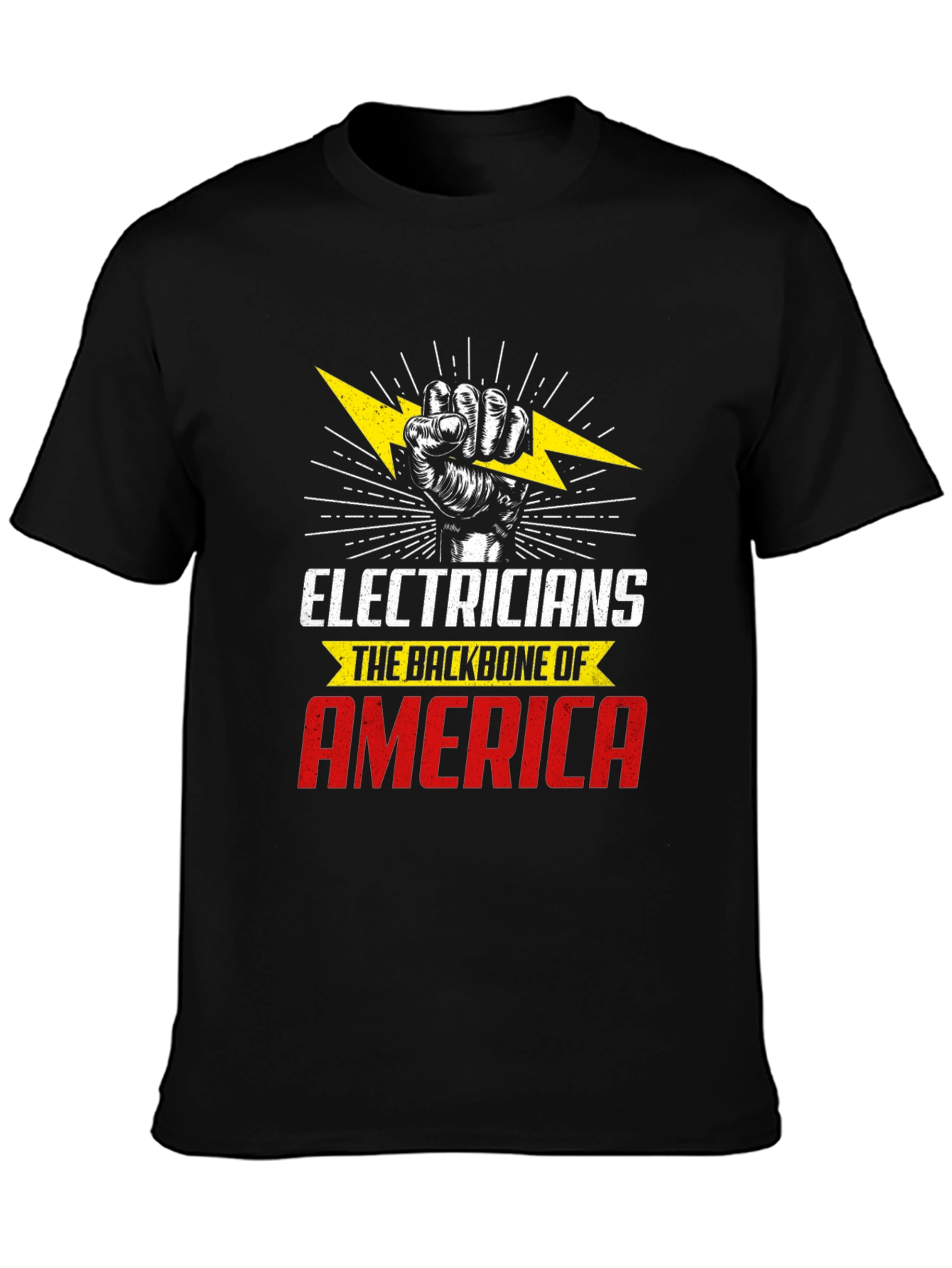 Electrician Backbone America T-Shirt