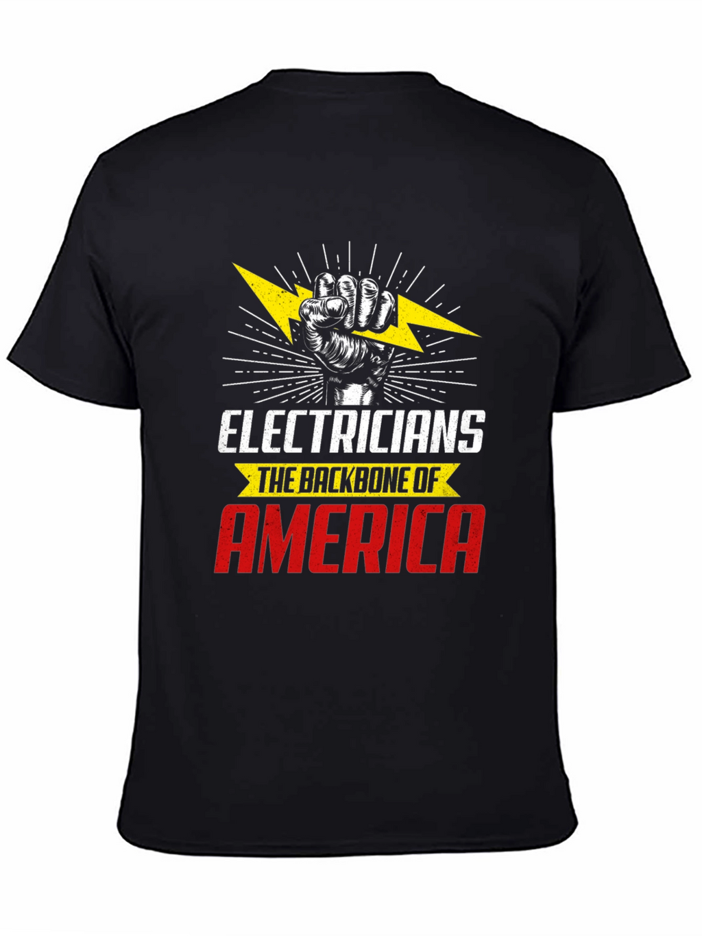 Electrician Backbone America T-Shirt