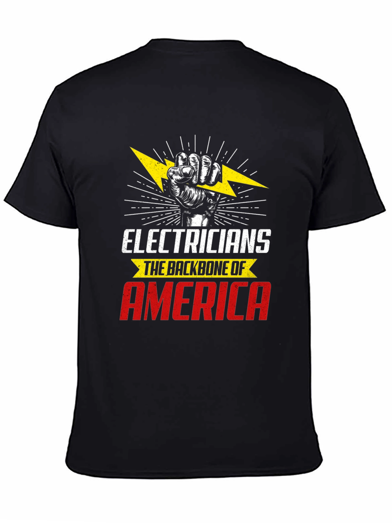 Electrician Backbone America T-Shirt