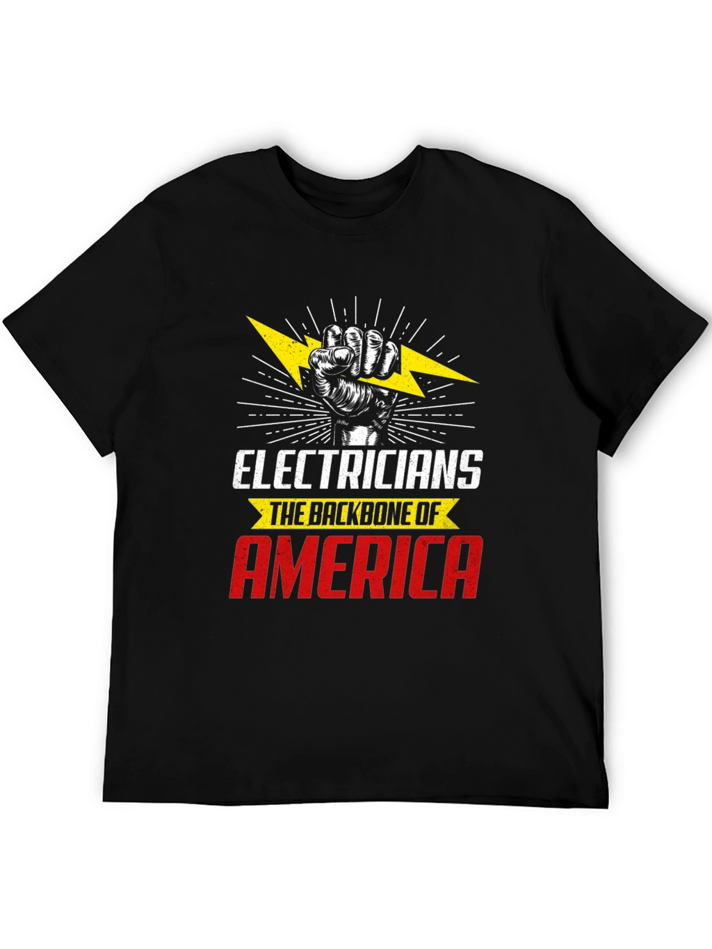 Electrician Backbone America T-Shirt