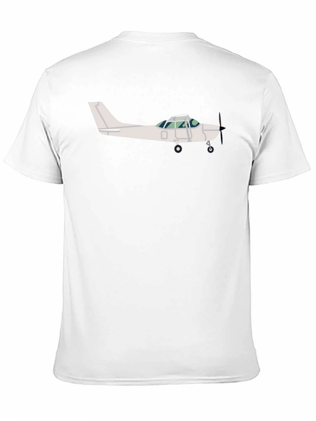 Aviation T-Shirt: Single Engine Airplane Design