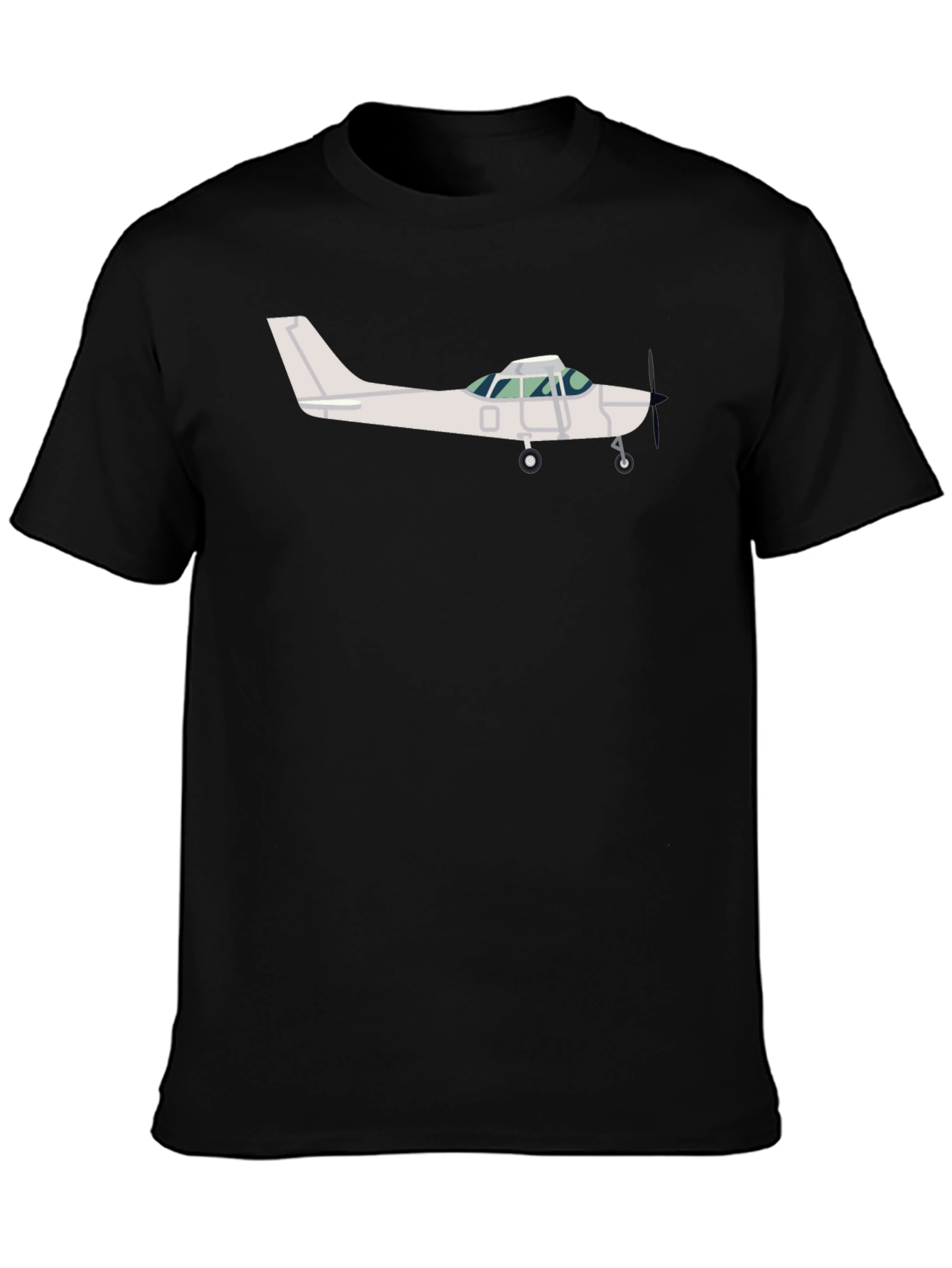 Aviation T-Shirt: Single Engine Airplane Design