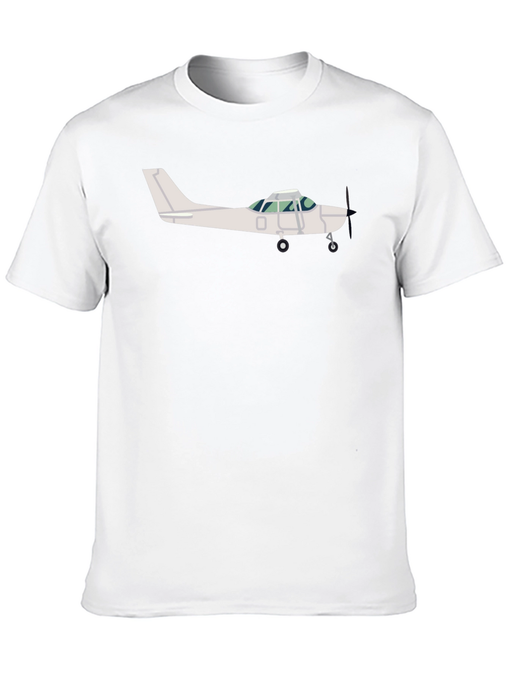 Aviation T-Shirt: Single Engine Airplane Design