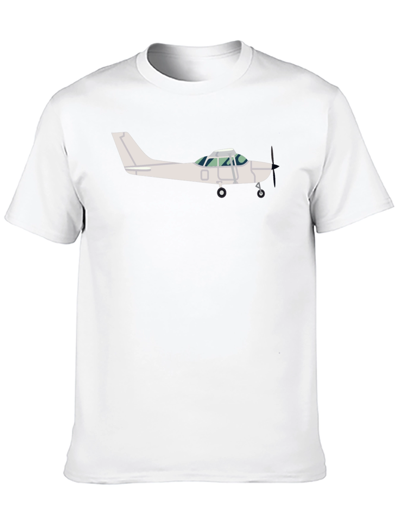 Aviation T-Shirt: Single Engine Airplane Design