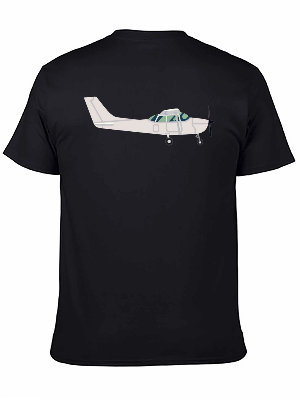 Aviation T-Shirt: Single Engine Airplane Design