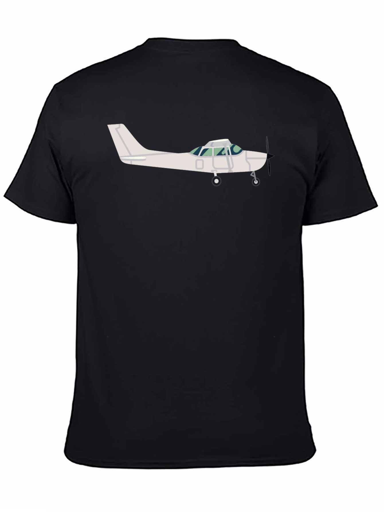 Aviation T-Shirt: Single Engine Airplane Design