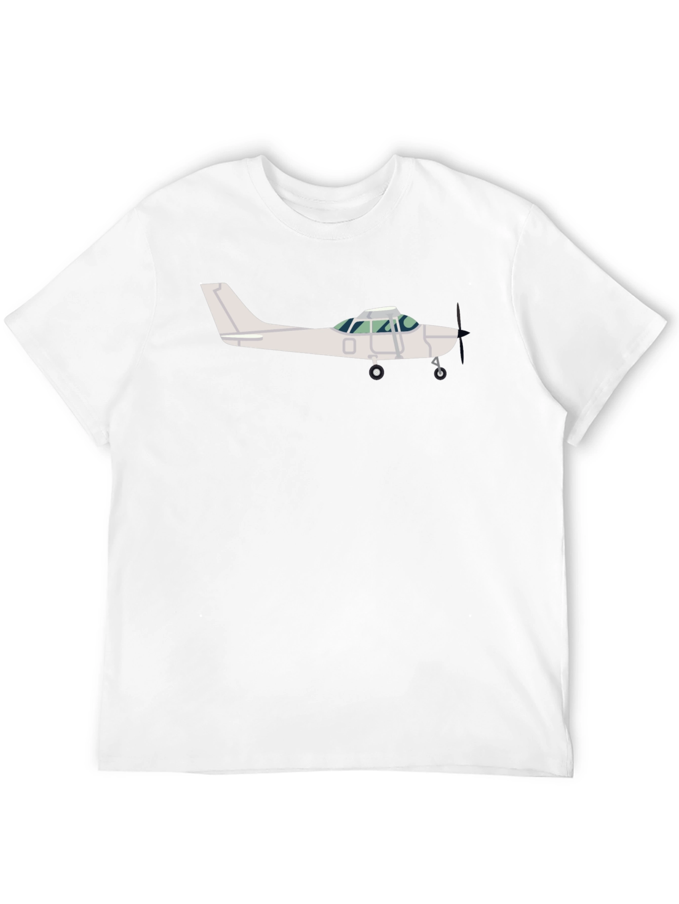 Aviation T-Shirt: Single Engine Airplane Design