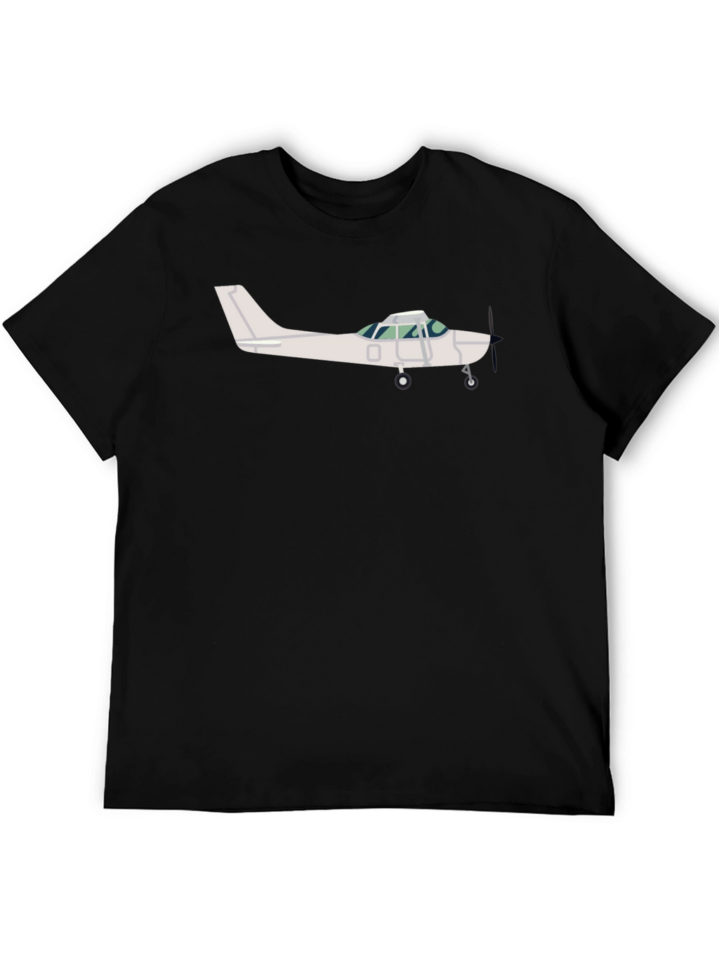 Aviation T-Shirt: Single Engine Airplane Design