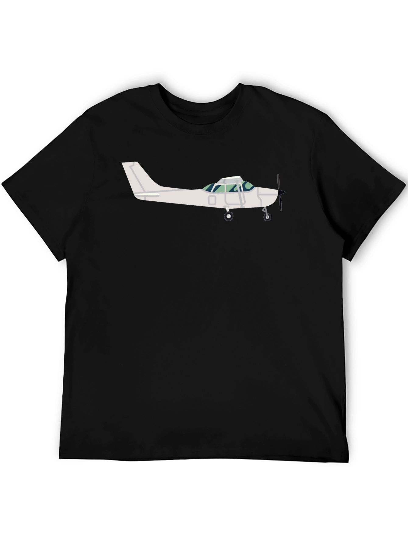 Aviation T-Shirt: Single Engine Airplane Design