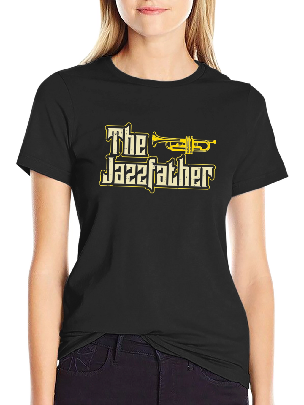 The Jazzfather Black Graphic Tee