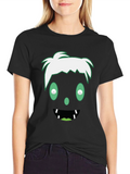 Funny Halloween Face T-Shirt
