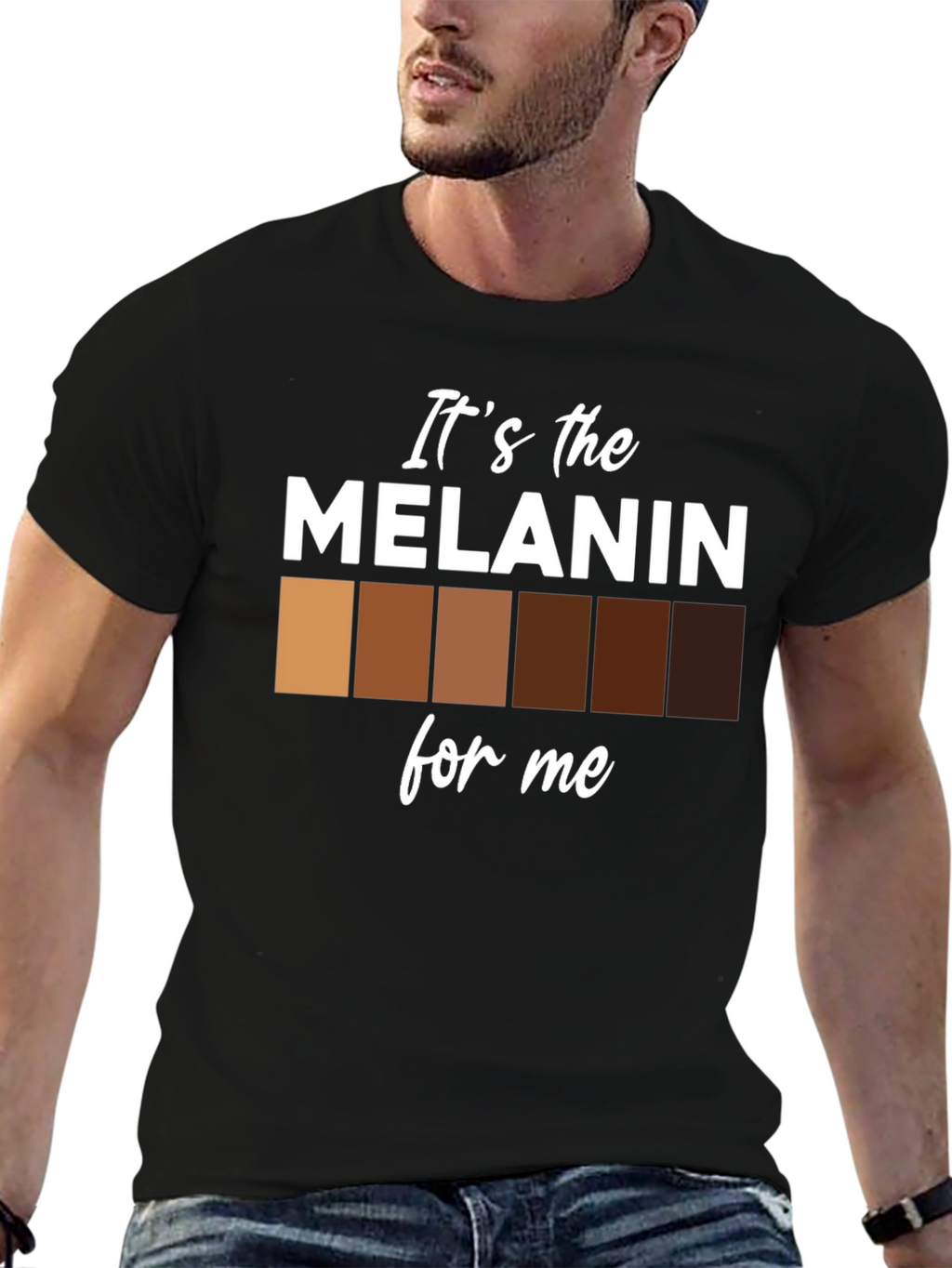 Its the Melanin for Me Black T-Shirt