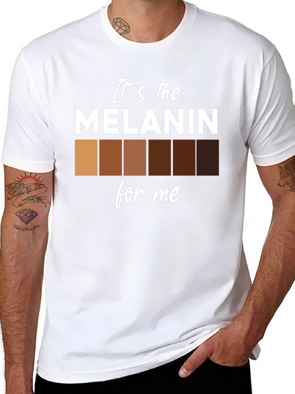 Its the Melanin for Me Black T-Shirt