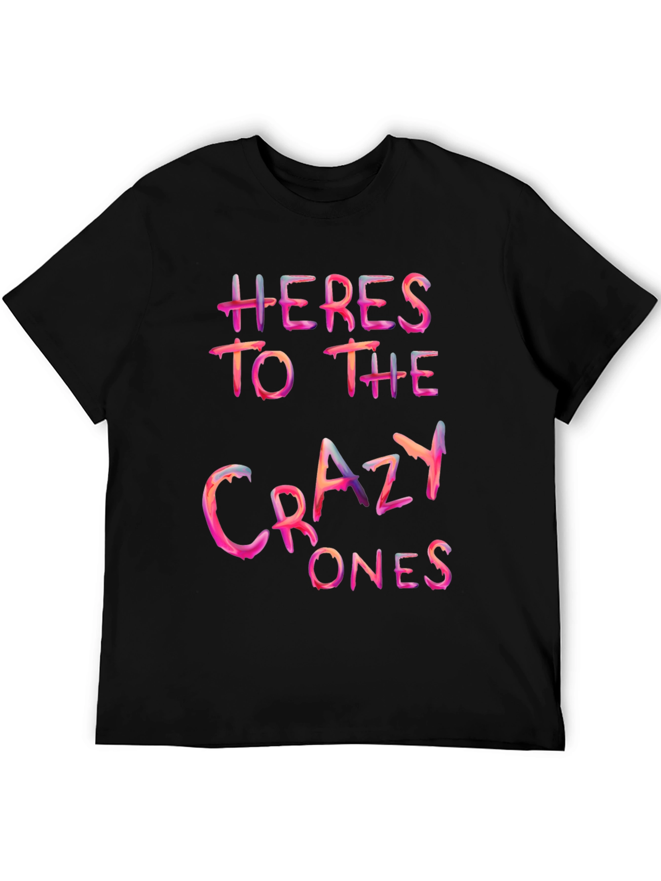 Heres to the Crazy Ones Graphic Tee - Black