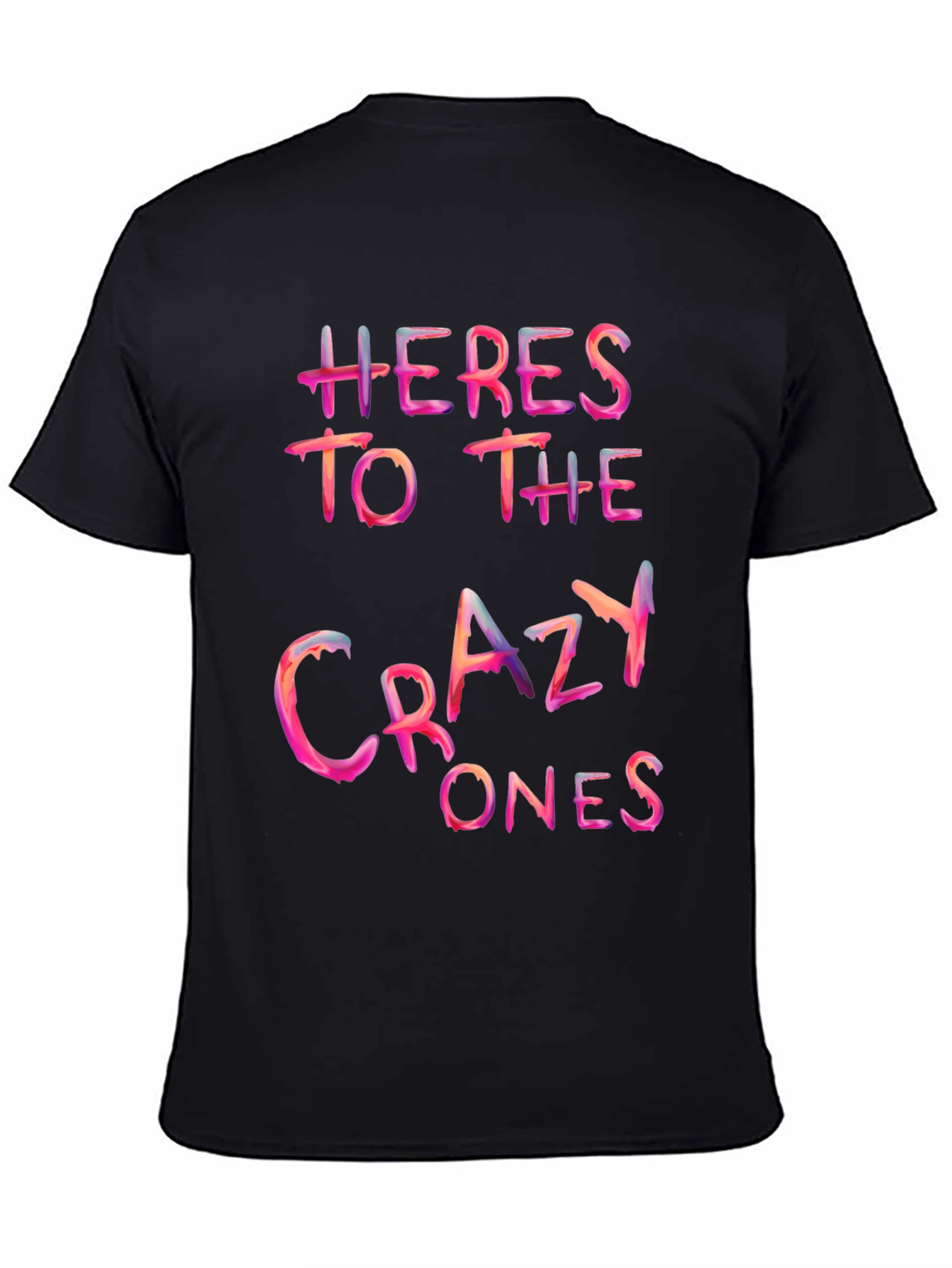 Heres to the Crazy Ones Graphic Tee - Black