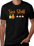 Spa Staff Black T-Shirt