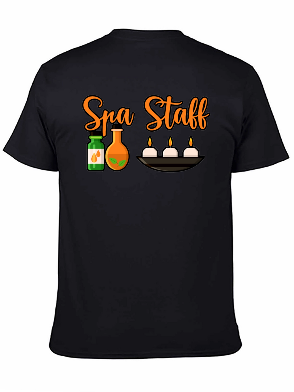 Spa Staff Black T-Shirt