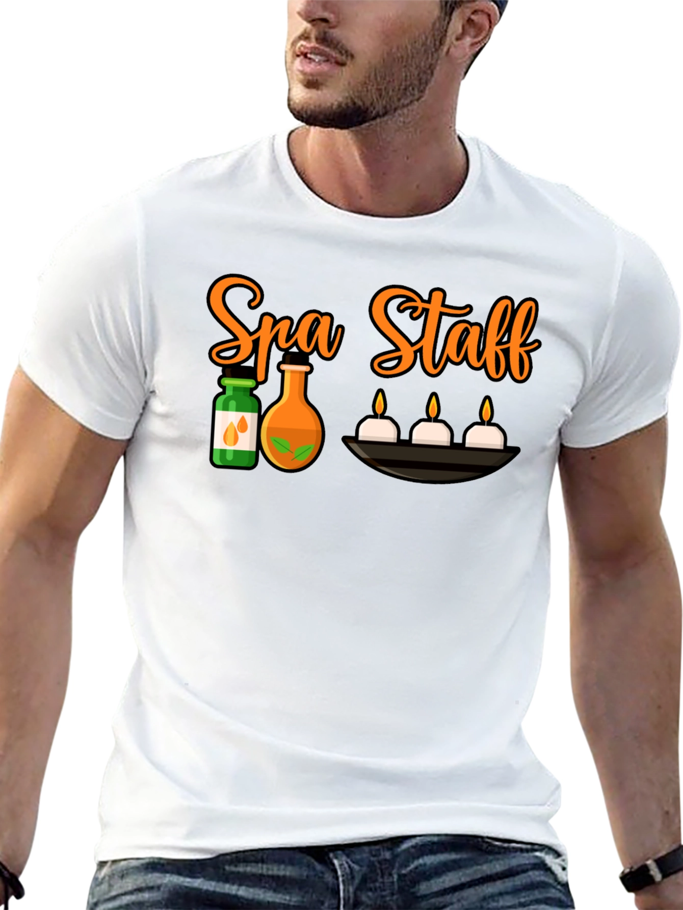 Spa Staff Black T-Shirt