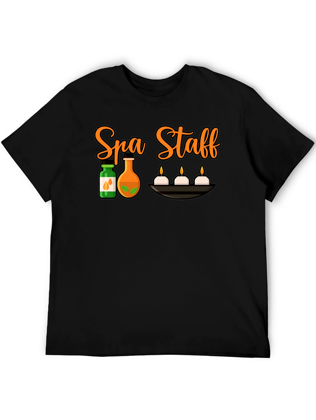 Spa Staff Black T-Shirt