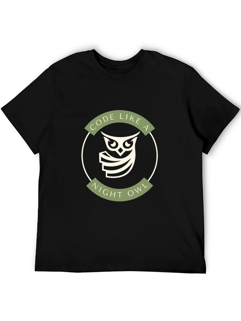 Code Like a Night Owl T-Shirt - Programmer Gift