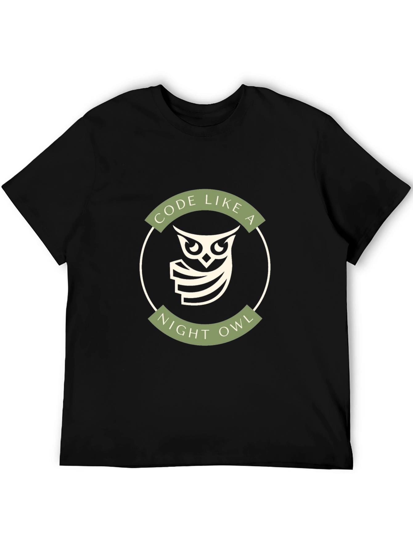 Code Like a Night Owl T-Shirt - Programmer Gift