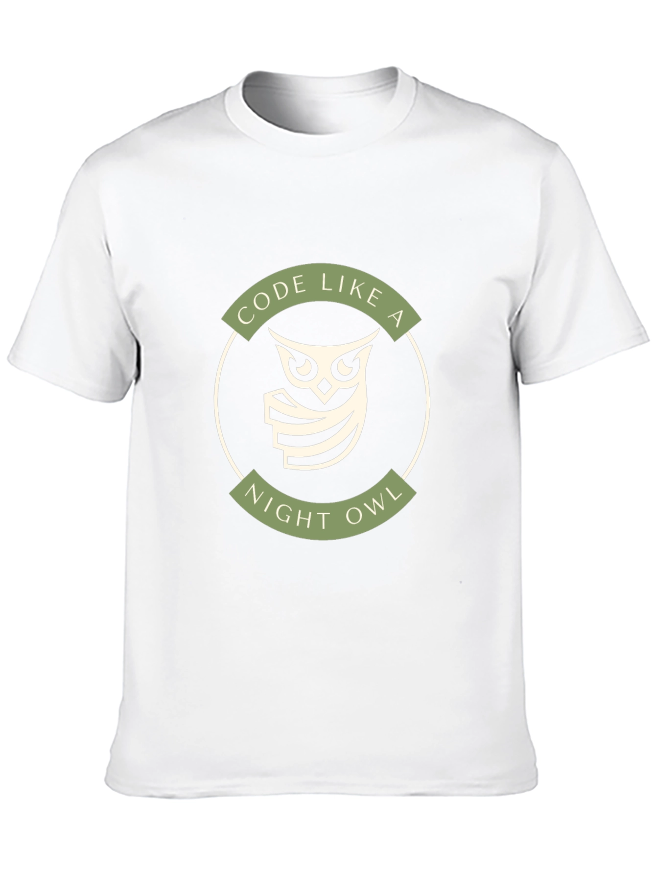 Code Like a Night Owl T-Shirt - Programmer Gift
