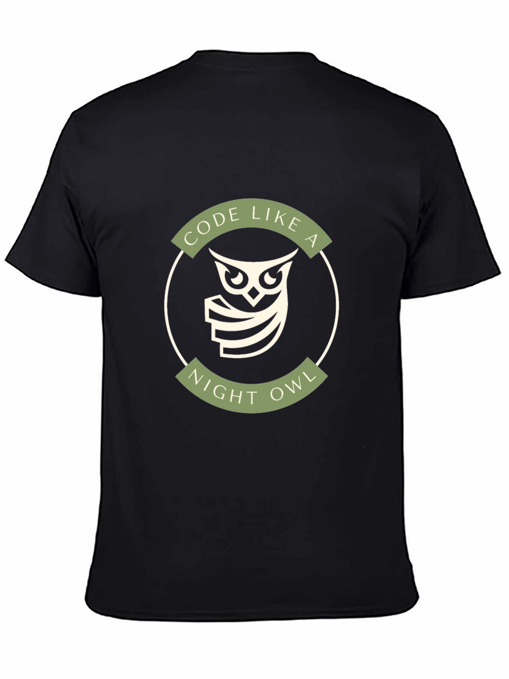 Code Like a Night Owl T-Shirt - Programmer Gift