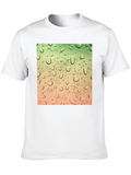 Raindrop Graphic T-Shirt - Modern Water Drop Design