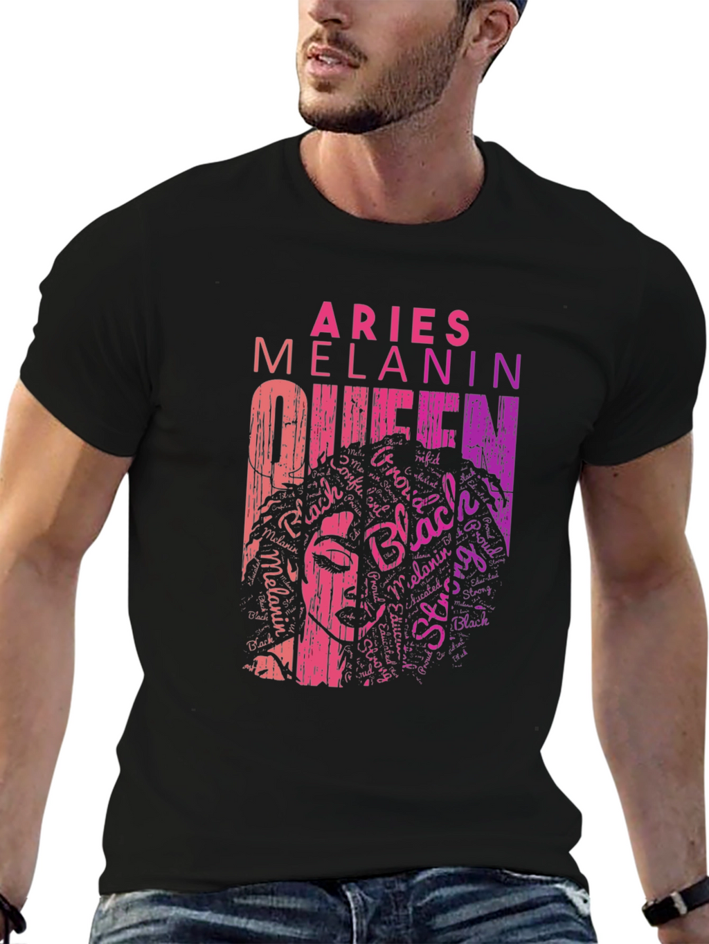 Aries Melanin Queen Graphic Tee