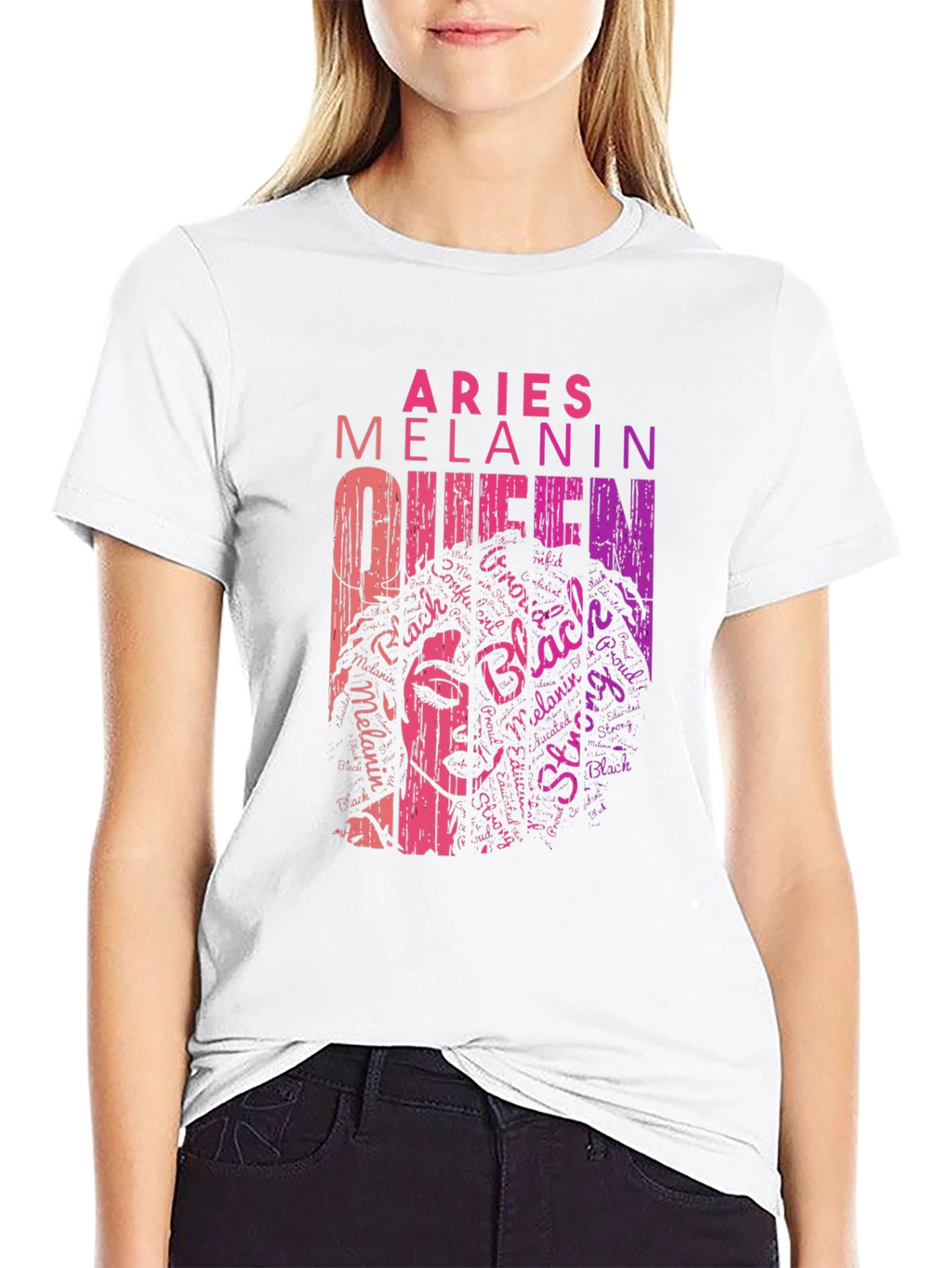 Aries Melanin Queen Graphic Tee
