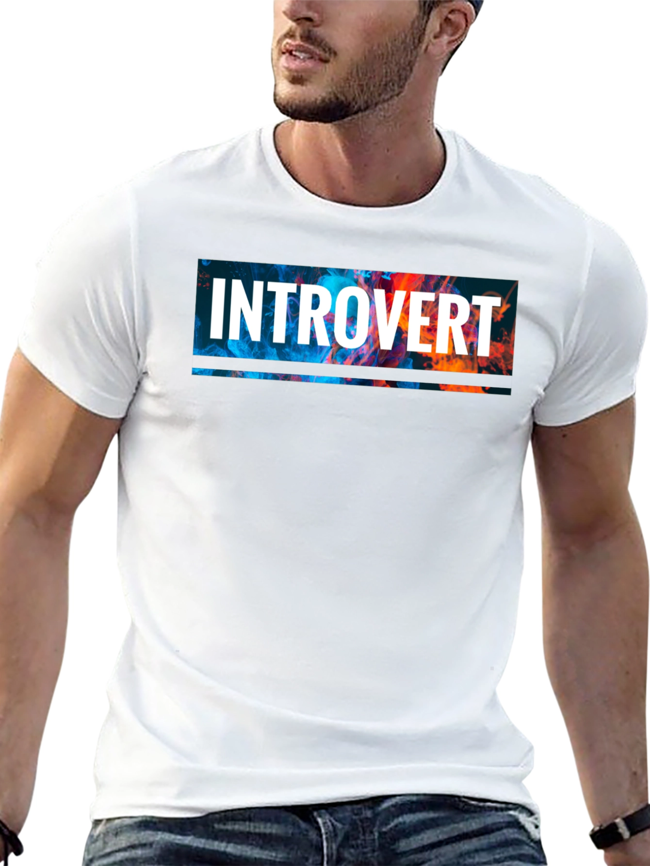 Introvert Graphic Tee - Stylish Comfort