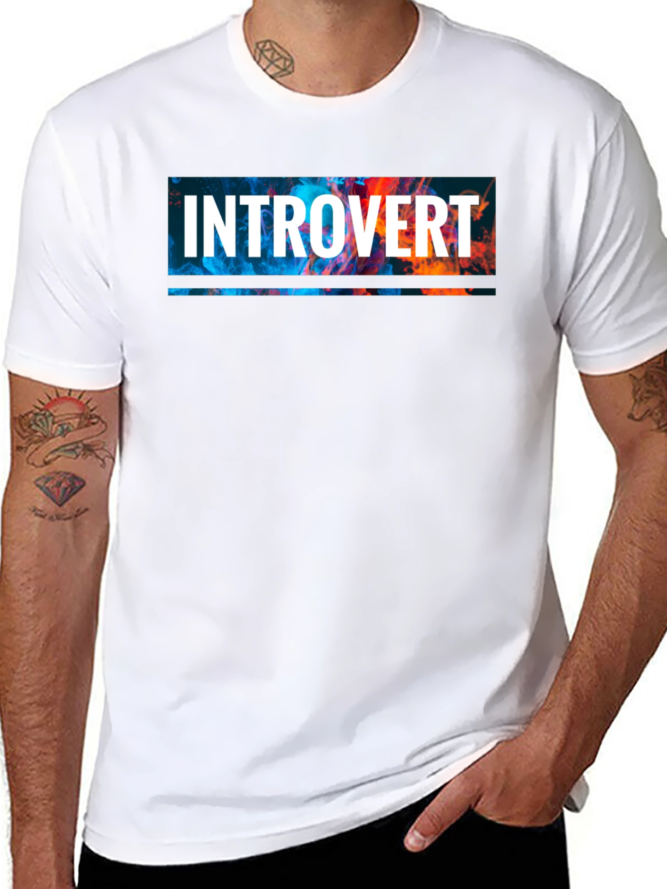 Introvert Graphic Tee - Stylish Comfort