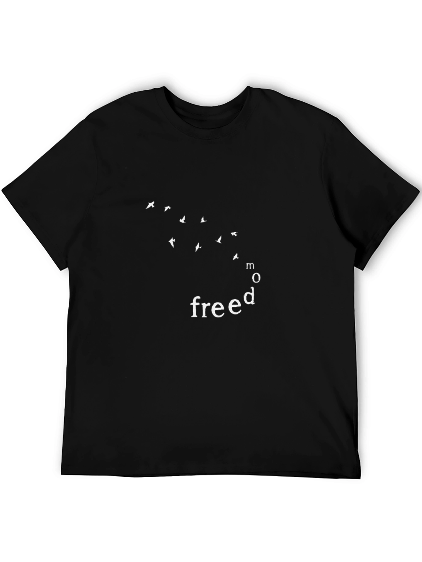 Freedom Birds Graphic Tee - Casual Cotton Comfort