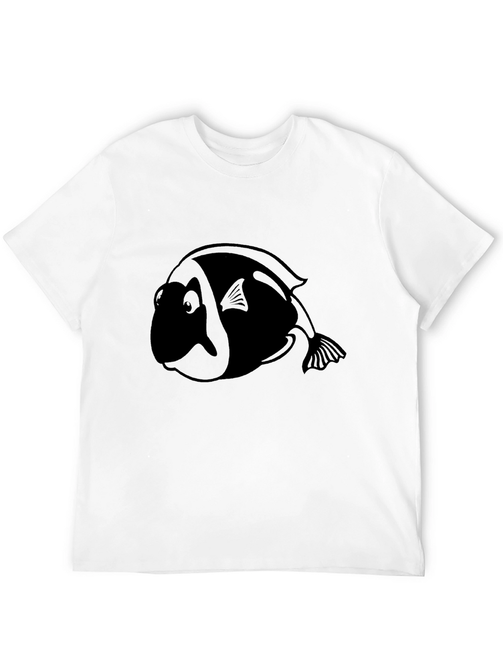 Black Fish Graphic Tee - Casual Comfort