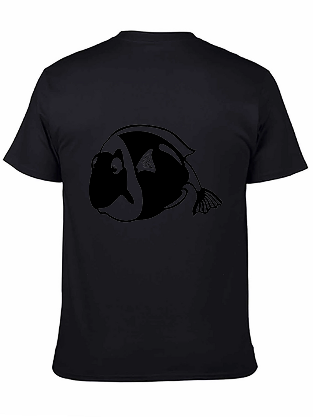 Black Fish Graphic Tee - Casual Comfort